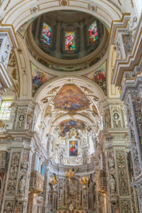 Interior of The Church of Saint Mary of Gesu, Palermo, Sicily, Italy, Europe Interior of The Church of Saint Mary of Gesu, Palermo, Sicily, Italy, Europe